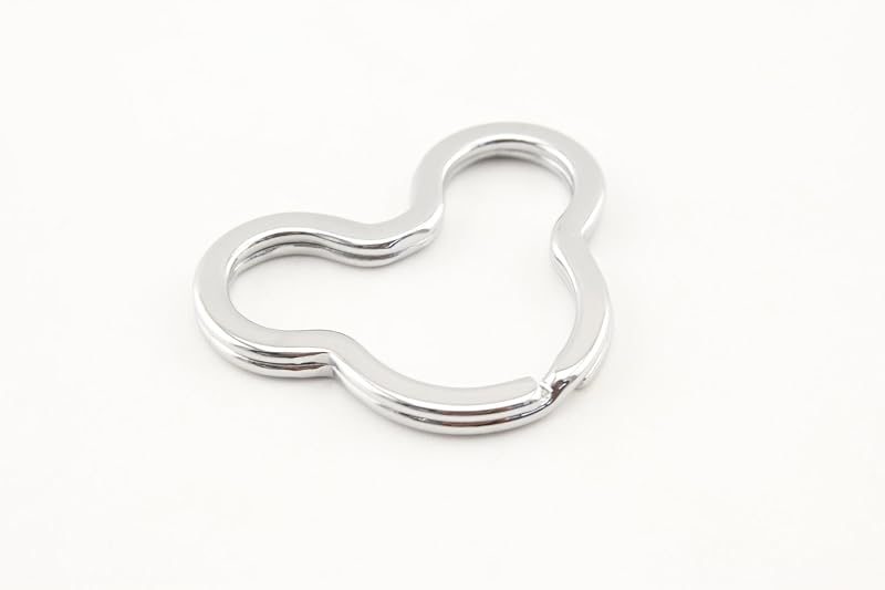 Mouse-Head Split Key Ring