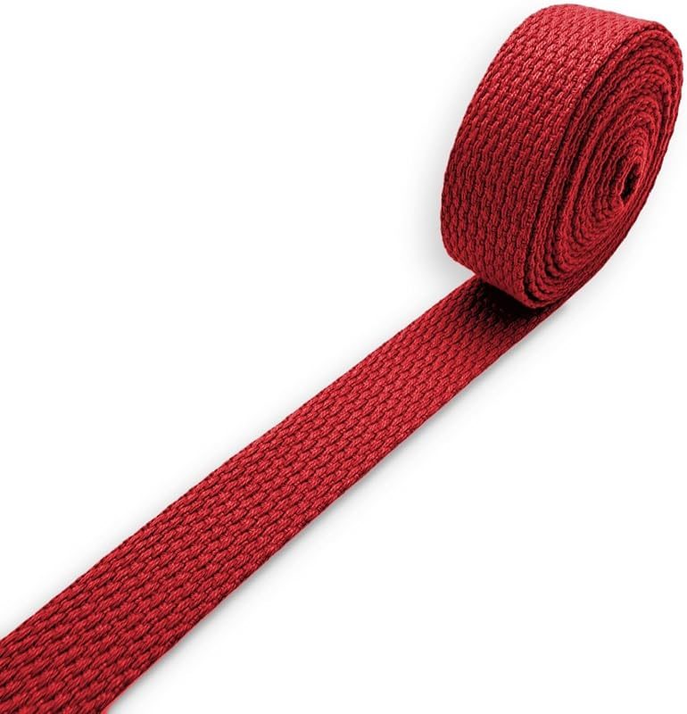 Cotton-Feel Polyester Webbing for Sewing and Bag Handles - Width 3/4" to 1 1/4"
