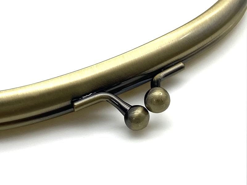 Arch Glue-In Kiss-Lock Purse Frame, 4 1/4" x 2" (11 x 5 cm)