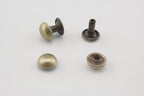 Dome Riveted / Soild Brass Double Cap Rivet Studs Leather Rivet for Bag Making Clothing Shoes