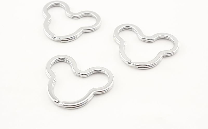Mouse-Head Split Key Ring