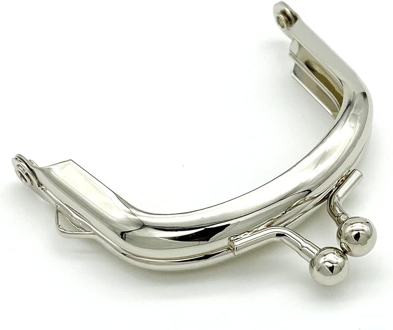 Glue-In Kiss-Lock Purse Frame, 2 3/8" x 1 3/8" (6 x 3.5 cm)
