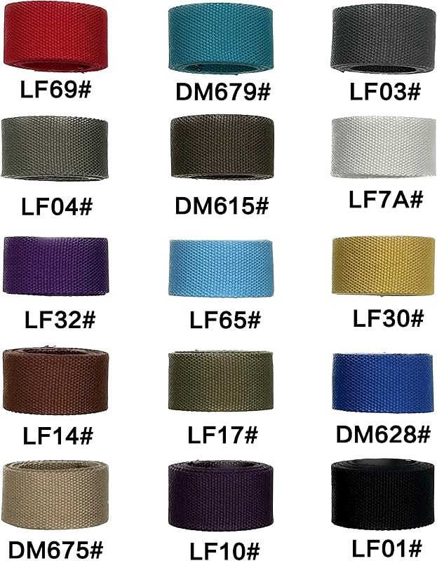Heavy Weight Polyester Cotton Webbing Strap - Bead-Pattern Webbing
