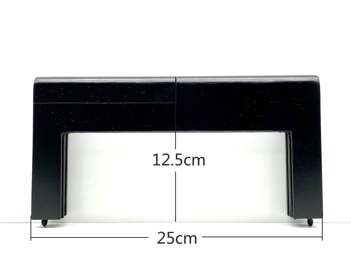 Rectangle Wood Purse Frame, 10" (25 cm) - Solid Colour