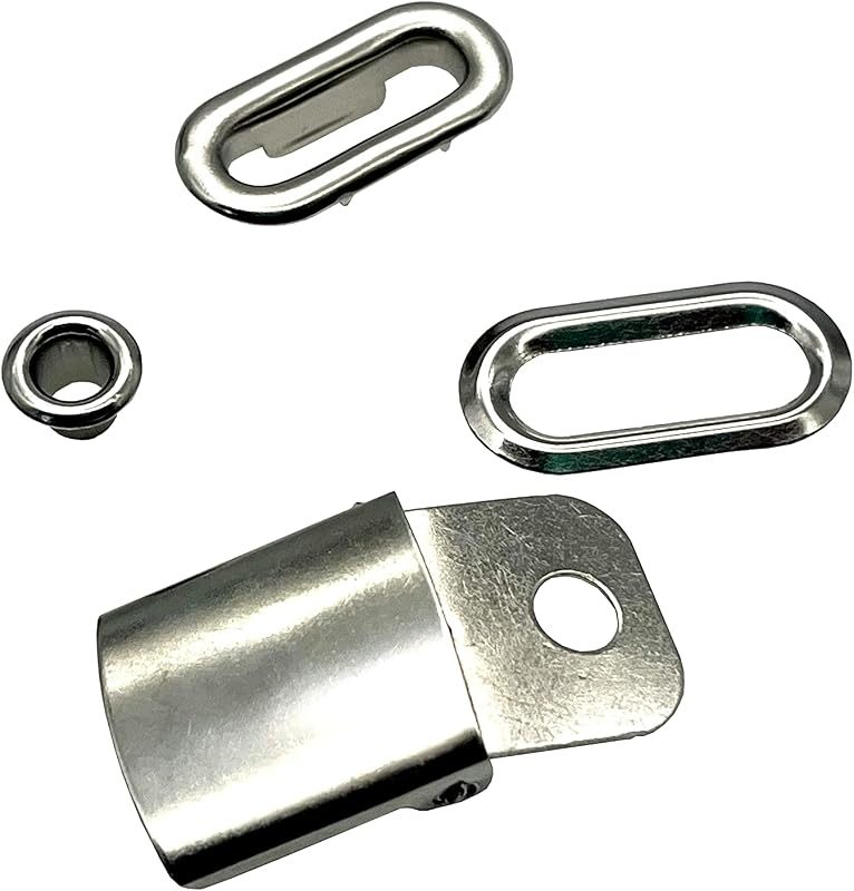 3/4" brass baseball Hat Cap Buckle Strap Clasp Clip Adjustment Buckle closures with Eyelet Grommet for cap repair…