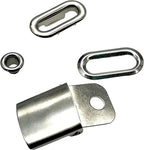 3/4" brass baseball Hat Cap Buckle Strap Clasp Clip Adjustment Buckle closures with Eyelet Grommet for cap repair…
