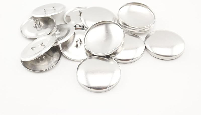 Size 45 Cover Buttons, Buttons to Cover,Self Cover Buttons with Wire Eye Wire Back and Assembly Tools,Wholesale