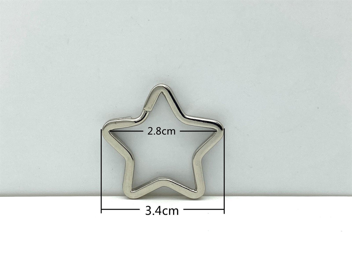 Star-Shaped Split Key Ring