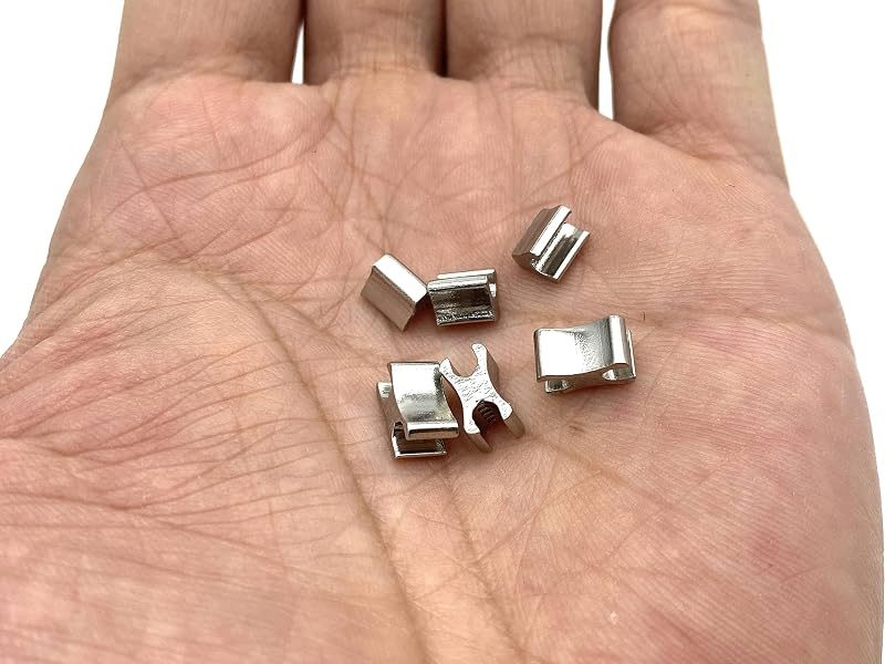Solid Brass Zipper Stop and Zipper Bottom Hardware Stopper Zipper Replacement Parts for Zipper Making