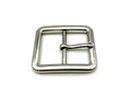 1" (25 mm) Zinc alloy center bar pin buckle for bag purse shoes strap making belt buckle Nickel