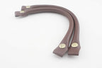 Microfiber PU Leather Purse Handles with Snap Fasteners