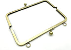 Rectangle Glue-In Kiss-Lock Purse Frame, 8 5/8" x 3 3/8" (22 x 8.5 cm)