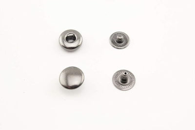 Solid Brass snap Fastener Buttons Washable Press Stud for Sewing Leather Craft Clothing - Ring-Spring Snap Button