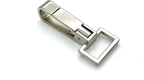 Fixed (Non-Swivel) Push-Gate Snap Hook, Square Eye