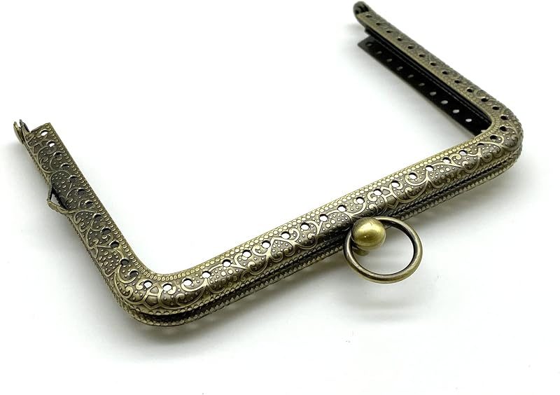 Square Sew-In Kiss-Lock Purse Frame