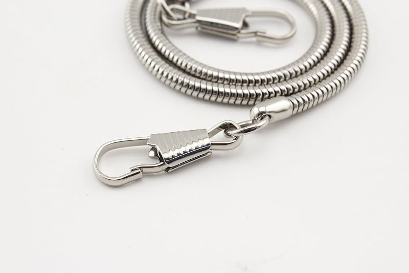 Custom Personalized Bag Purse Snake Chain Strap Handles Replacement Extender / Nickel