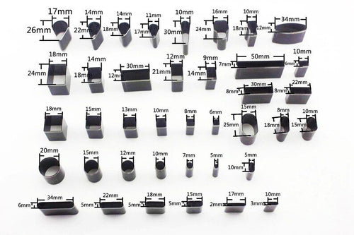 39 different shapes punch set for phone case Etc