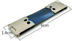 Internal flex purse frame with wide end plates 2 3/8" (6 cm) K50