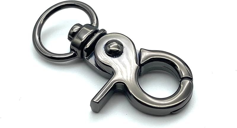 Lobster-Claw Swivel Clasp, Round Eye (1/2", 4.5cm)
