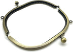 Arch Sew-In Kiss-Lock Purse Frame, 6 1/8" x 2 3/4" (15.5 x 7 cm)