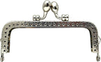 Rectangle Sew-In Kiss-Lock Purse Frame, 4 1/8" x 2" (10.5 x 5 cm)