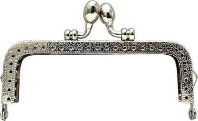 Rectangle Sew-In Kiss-Lock Purse Frame, 4 1/8" x 2" (10.5 x 5 cm)