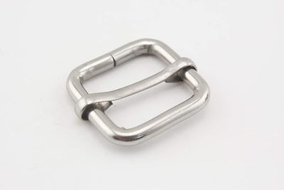 Center-Bar Slide Buckle (Strap Adjuster), Iron - 3/4" (19 mm)
