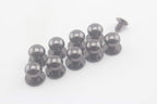 Screw in Rivet Zinc Alloy Screw Studs Round Head Nipple Screws Nail Rivet Button for Purse Wallet Belt Making