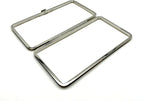 Rectangle Glue-In Kiss-Lock Purse Frame, 7" x 3 3/4" (18 x 9.5 cm)
