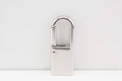 Flat Webbing End Push-Gate Hook