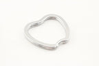 Apple-Shaped Split Key Ring