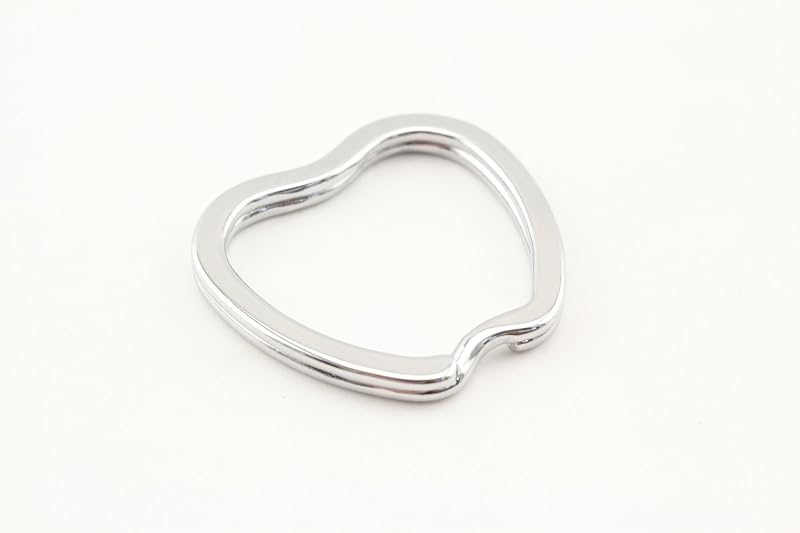 Apple-Shaped Split Key Ring
