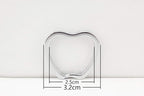 Apple-Shaped Split Key Ring