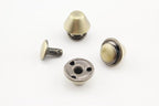 Barrel Riveted Purse Feet, Spike Rivet Studs, per Lot