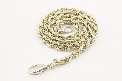Custom Personalized Bag Purse Rope Chain Strap Handles Replacement Extender / Light Gold
