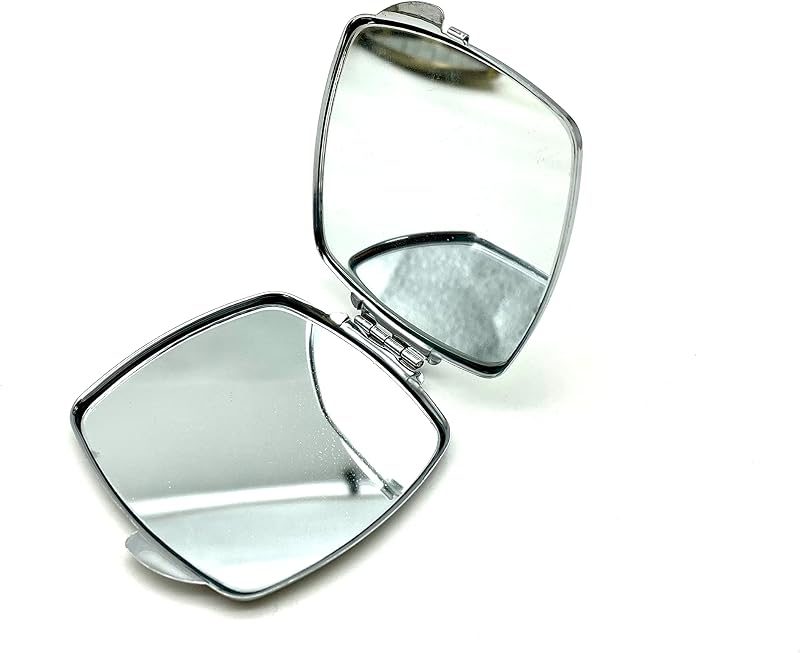 Rounded-Square Compact Mirror Blank (6.6cm)