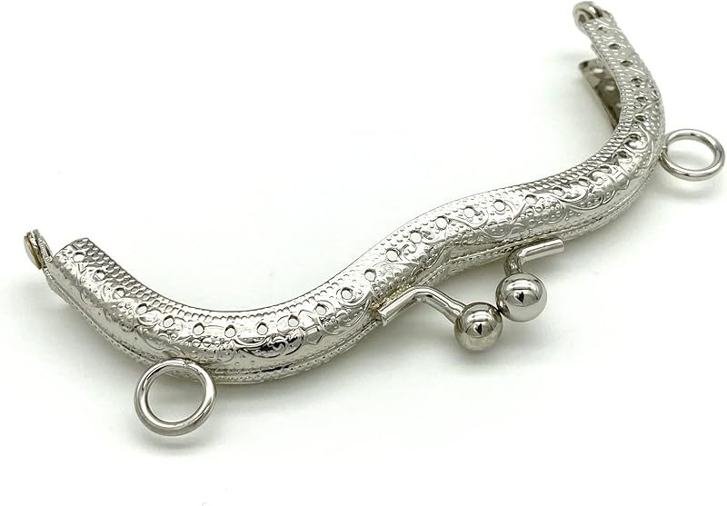 Sew-In Kiss-Lock Purse Frame, 4 5/16" x 1 3/4" (11 x 4.5 cm)