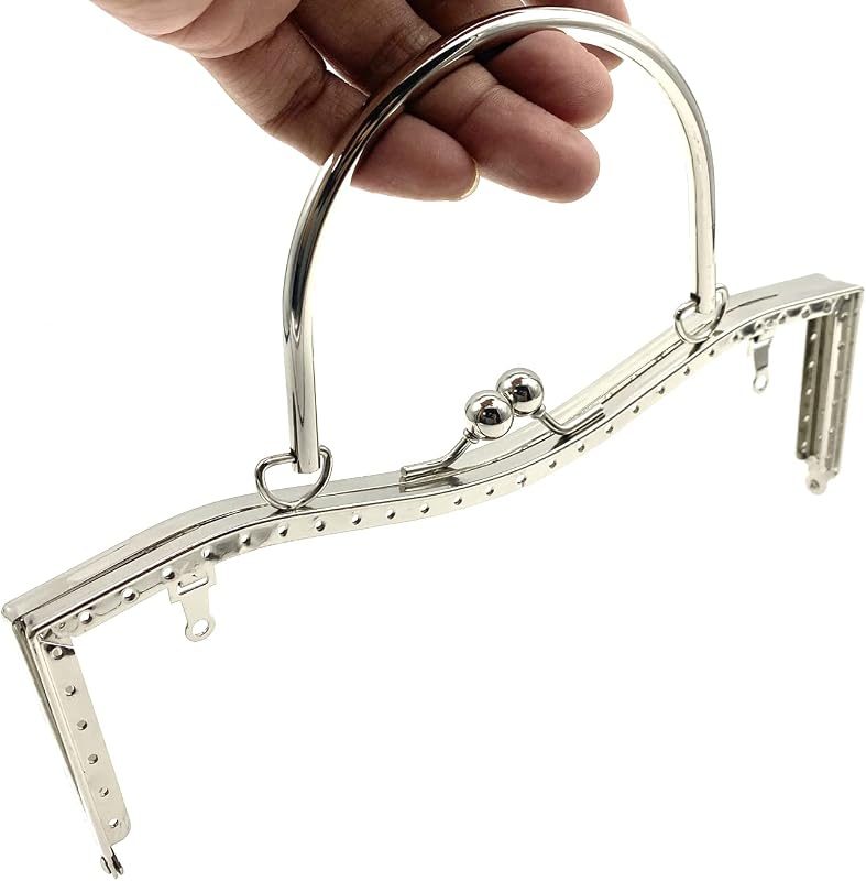 Sew-In Kiss-Lock Purse Frame, 8 1/8" x 2 9/16" (21 x 6.5 cm)