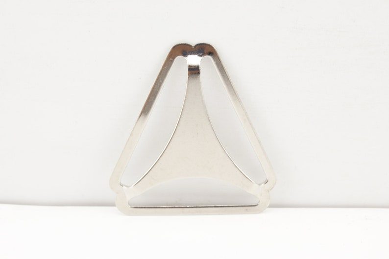 1" (2.5 cm) Triangle Back Slide Adjuster Suspender Clips adjuster Hardware - Nickle