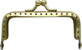 Rectangle Sew-In Kiss-Lock Purse Frame, 3" x 1 5/8" (7.5 x 4 cm)