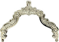 Vintage Embossed Screw-In Kiss-Lock Purse Frame, 5" x 3" (12.5 x 7.5 cm)