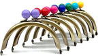 Color-Ball Glue-In Kiss-Lock Purse Frame, 8.5 x 5 cm