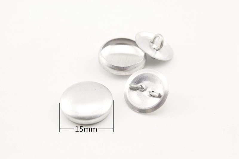 Size 45 Cover Buttons, Buttons to Cover,Self Cover Buttons with Wire Eye Wire Back and Assembly Tools,Wholesale