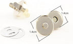 Round Cover Magnetic Snaps Bag Button Purse Leather Closures for Sewing Purse Bag Clutch Wallet - Half-Cover Magnetic…