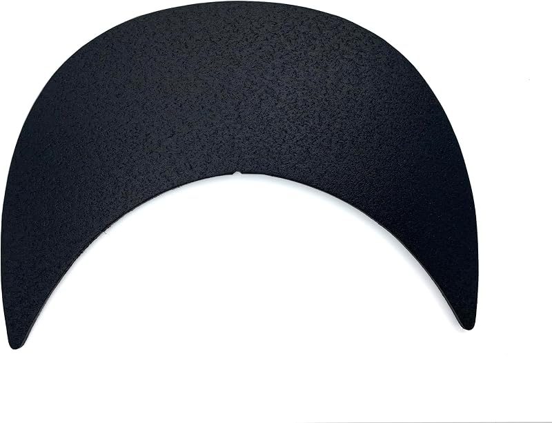 Flat PP Cap Brim Insert, Brim Blank for DIY Hat Making and Repair 10 Pieces