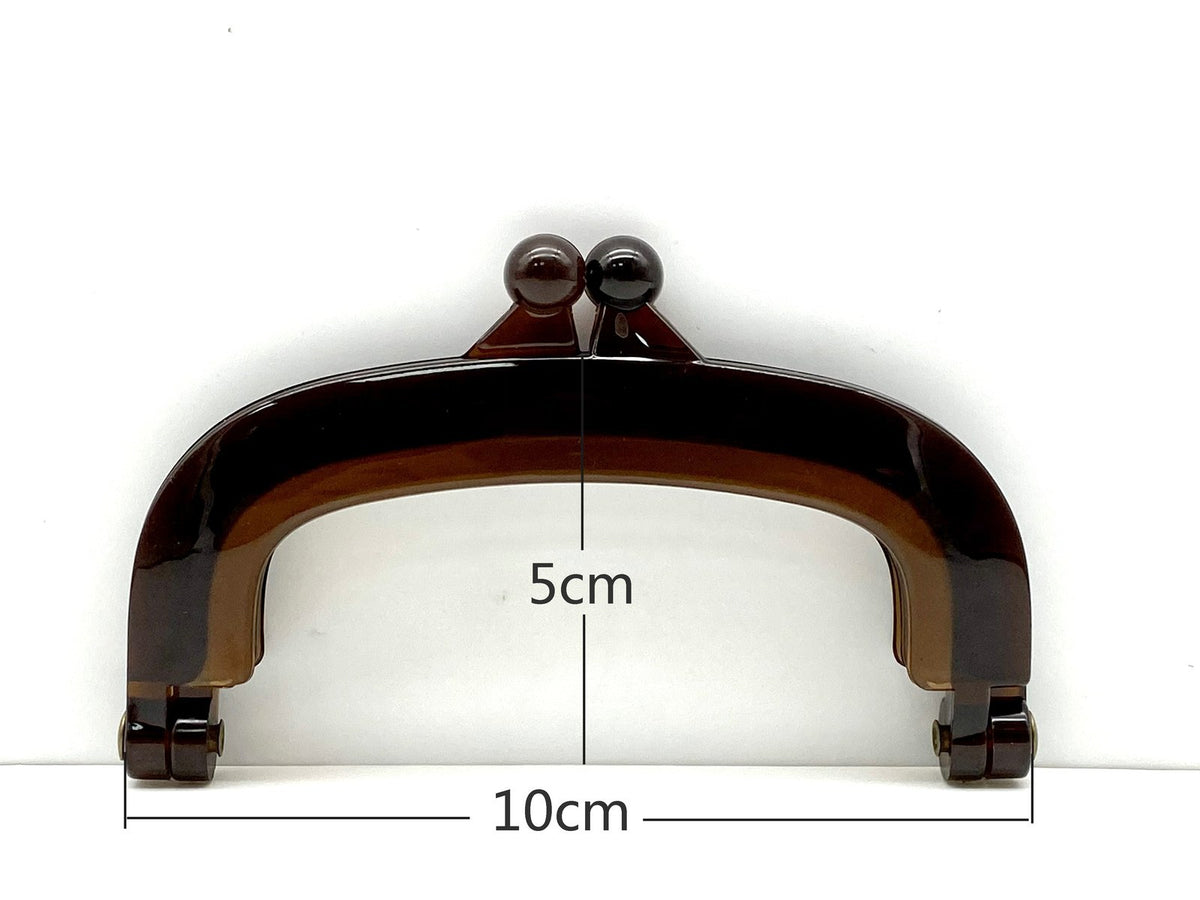 Glue-In Kiss-Lock Purse Frame, 4" (10.5 cm)