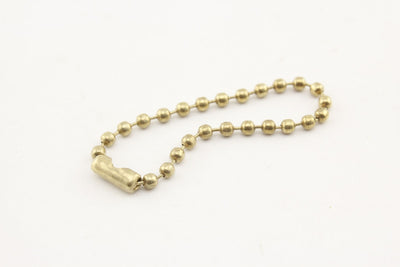 Anti Brass Ball Chain 10cm for Key Rings, Tags