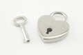 Bag Purse Clutch Padlock with Key Heart Shape zinc alloying for Jewelry Necklace Charm Box Making Hardware