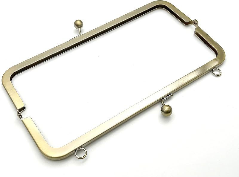 Glue-In Kiss-Lock Purse Frame, 8 5/8" x 2 9/16" (22 x 6.5 cm)