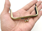 Rectangle Glue-In Kiss-Lock Purse Frame, 3 1/2" x 1 3/4" (9 x 4.5 cm)